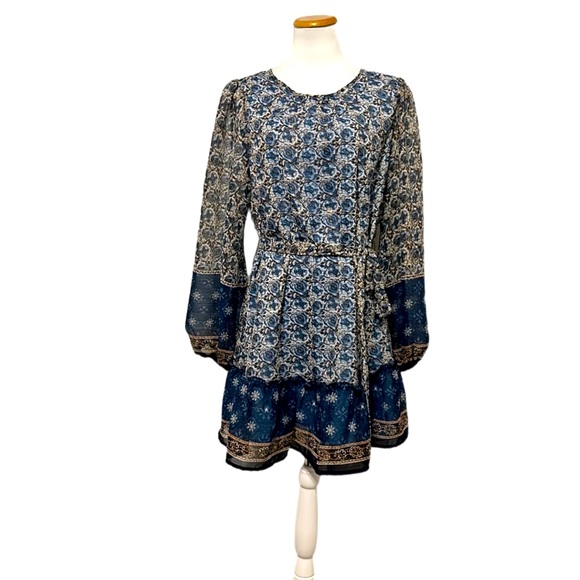 BTFL-Life Anthropologie Flowy Mini Dress - Picture 4 of 10